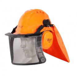 PANTALLA + CASCO FORESTAL...