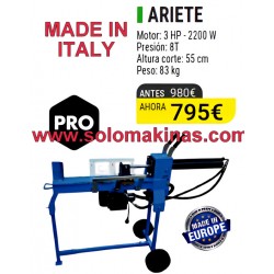 8ton 2200w 55cm ASTILLADORA...