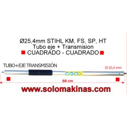 Ø25,4mm x 880mm CUADRADILLO...